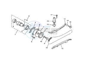 XC VERSITY 300 drawing CAMSHAFT -CHAIN