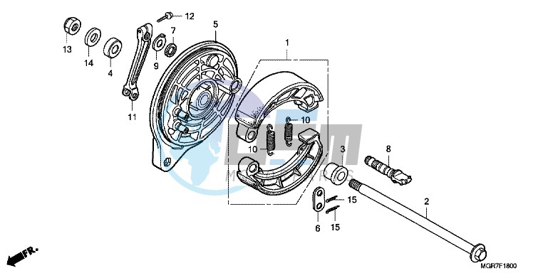 REAR BRAKE PANEL