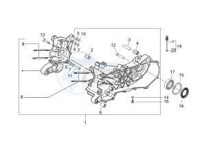 Stalker 50 drawing Crankcase