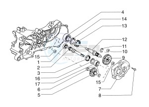 Skipper 125-150cc drawing Wheel shaft