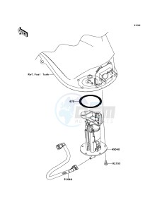 Z1000SX ZX1000GCF FR GB XX (EU ME A(FRICA) drawing Fuel Pump