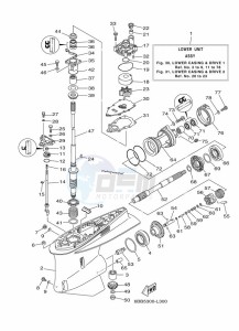 F225CETL drawing PROPELLER-HOUSING-AND-TRANSMISSION-1