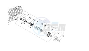 BOULEVARD - 150 CC 4T E3 drawing DRIVEN PULLEY