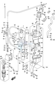 DF 250AP drawing Fuel Pump/Fuel Vapor Separator