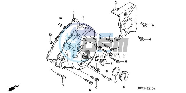 LEFT CRANKCASE COVER