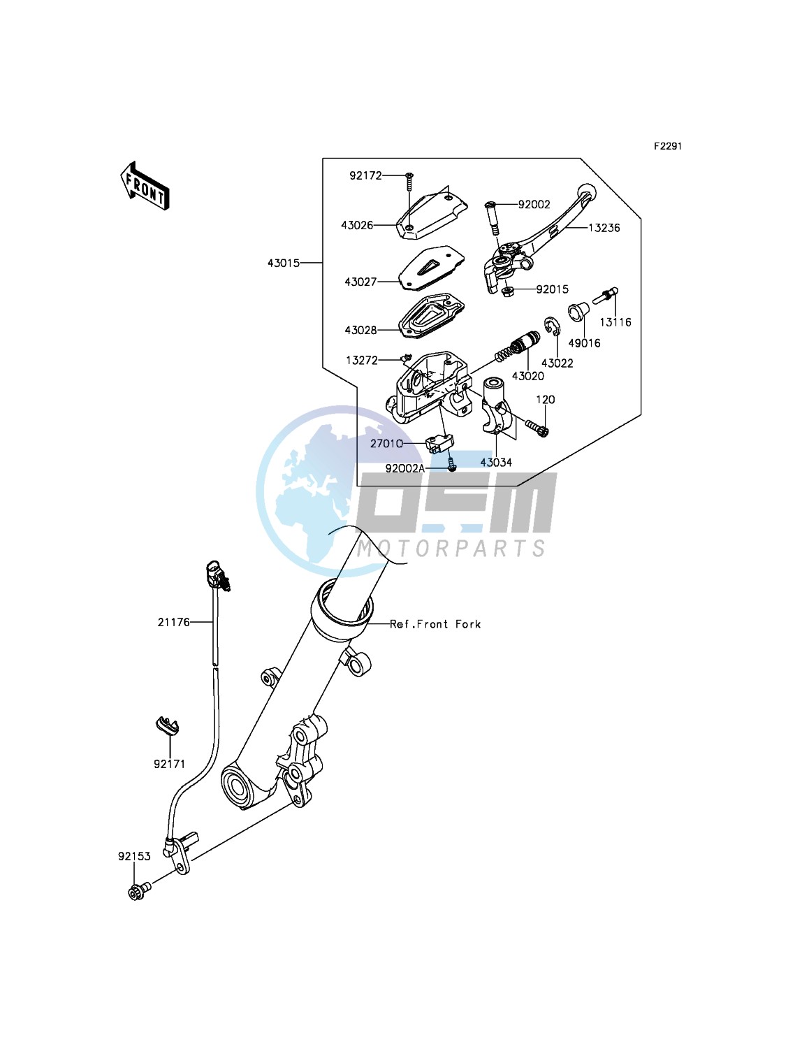 Front Master Cylinder