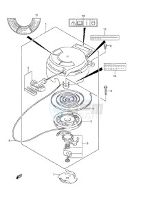 DF 2.5 drawing Recoil Starter