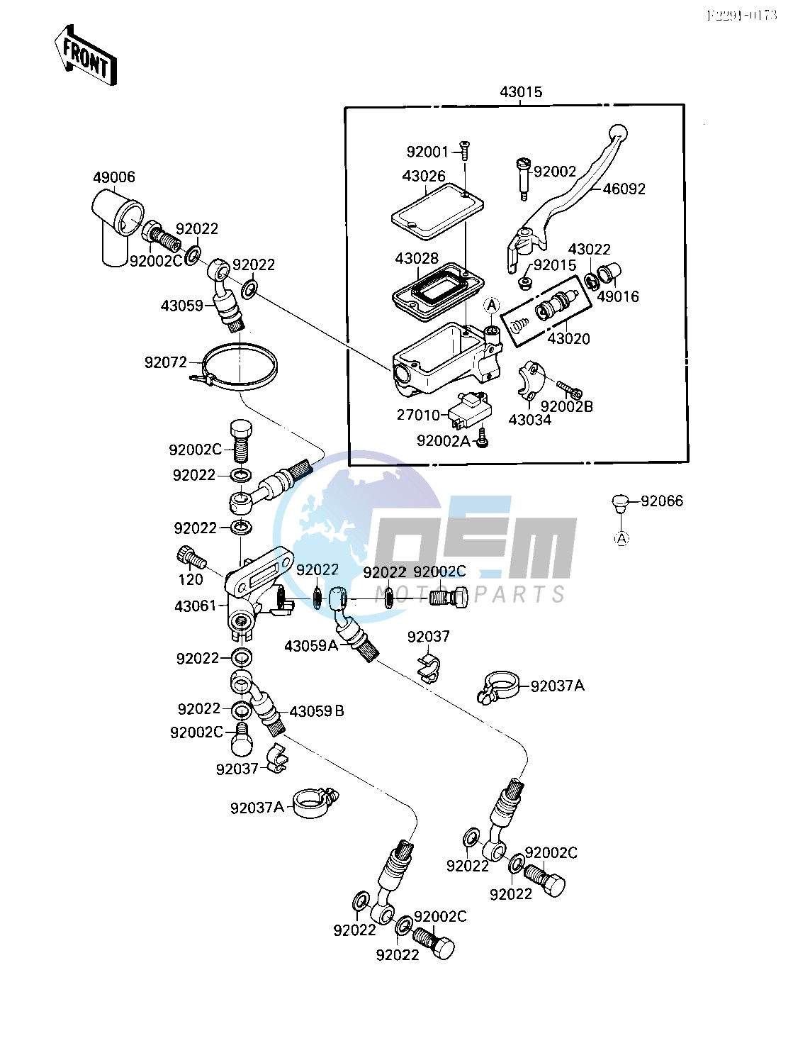 FRONT MASTER CYLINDER