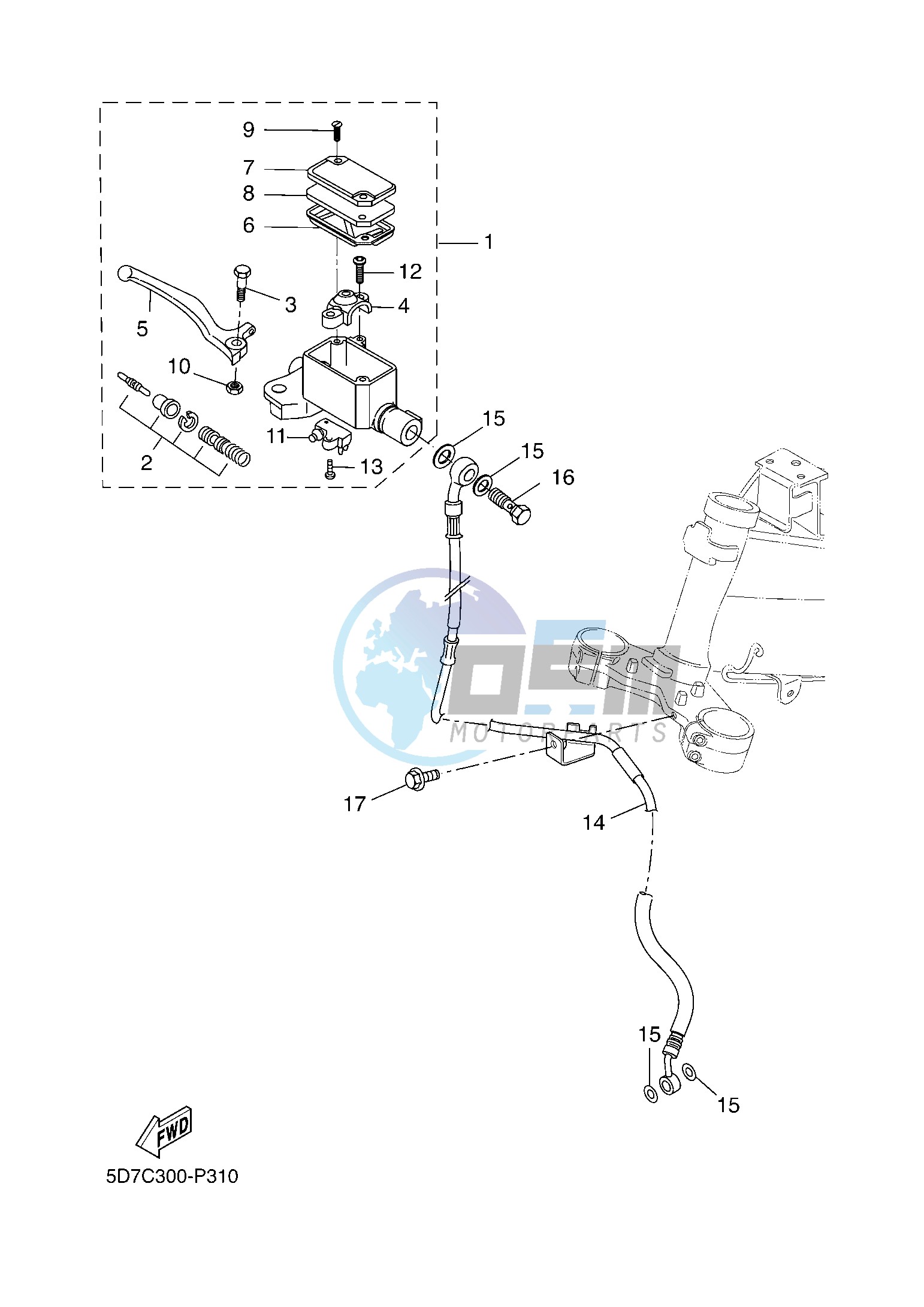 FRONT MASTER CYLINDER