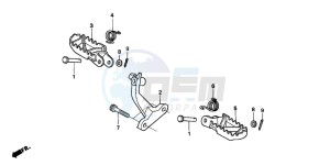 XR400R drawing STEP