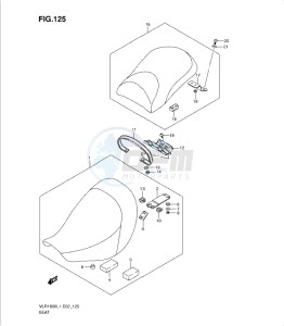 VLR1800 drawing SEAT (VLR1800L1 E2)