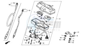 CG125 drawing METER