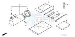 TRX400XC drawing TOOLS