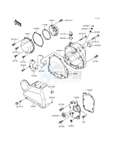 ZR 750 F [ZR-7] (F1) drawing ENGINE COVER-- S- -