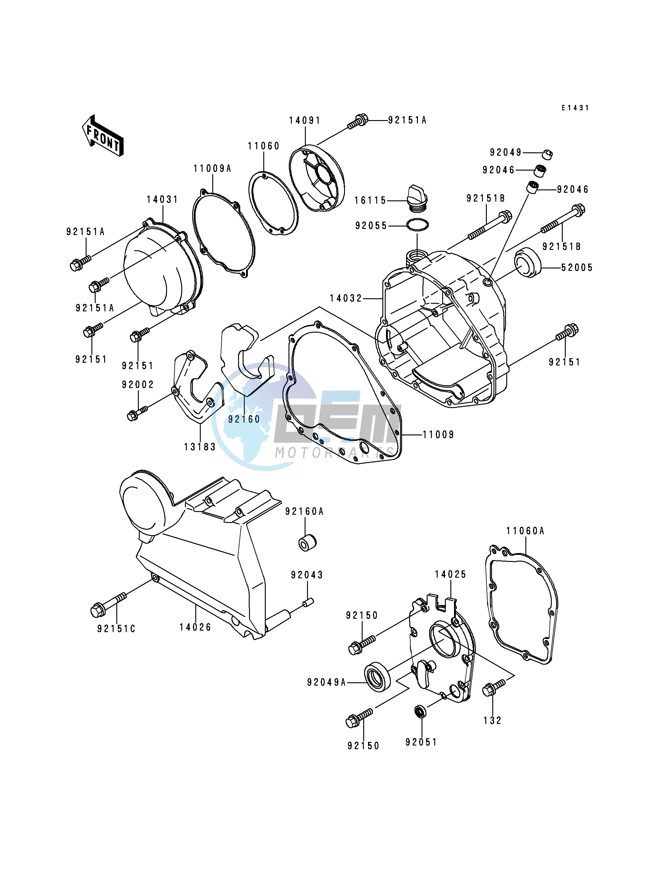 ENGINE COVER-- S- -