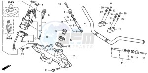 CBF250 drawing HANDLE PIPE/TOP BRIDGE