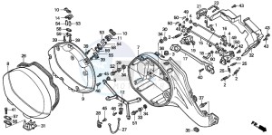 NT650V drawing R. SADDLEBAG (NT650VW/X/Y/1)