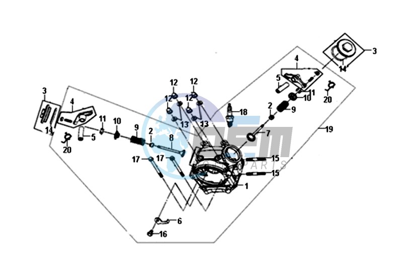 CYLINDER HEAD KPL.