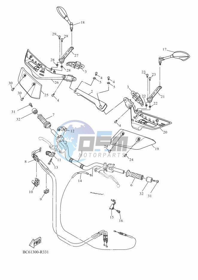 STEERING HANDLE & CABLE