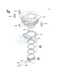 KLF300 KLF300-B18 EU GB drawing Cylinder/Piston(s)