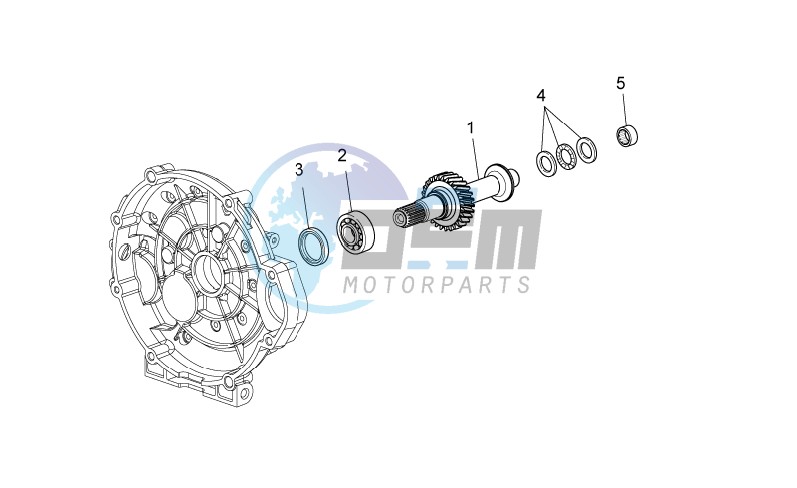 Clutch shaft