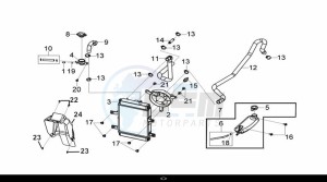 CRUISYM 300 (LV30W1Z1-EU) (L9) drawing RADIATOR