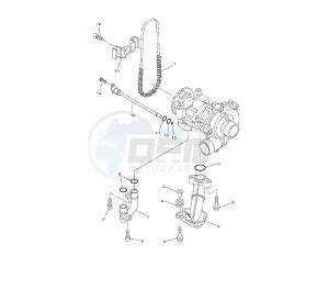 YZF R1 1000 drawing OIL PUMP