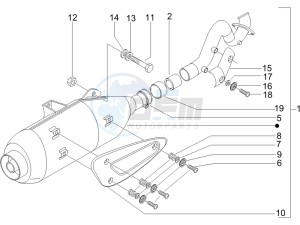 Runner 200 VXR 4t Race drawing Silencer