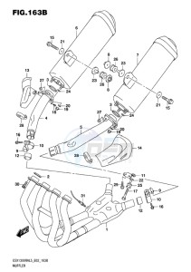 GSX-1300R ABS HAYABUSA EU drawing MUFFLER