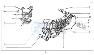 Liberty 50 4t RST ptt (E) Spain drawing Crankcase