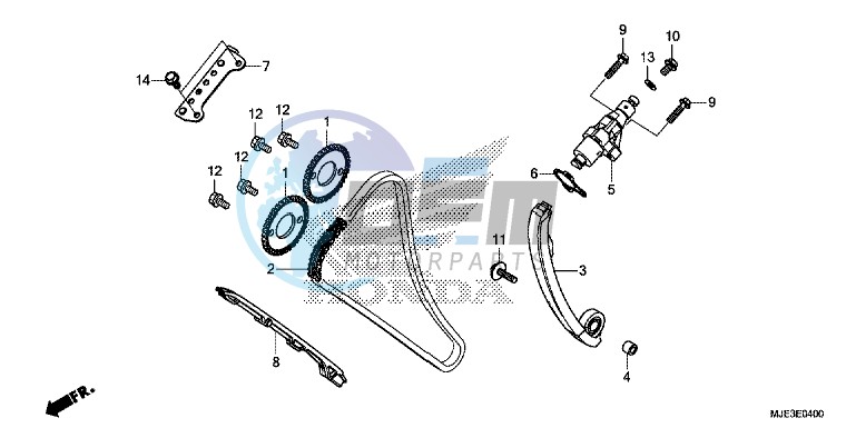 CAM CHAIN/ TENSIONER