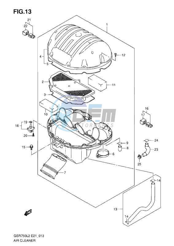 AIR CLEANER L2-L5