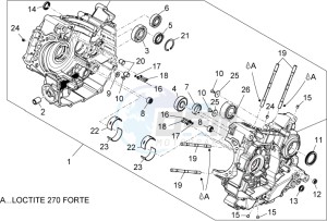 Dorsoduro 1200 (EMEA, APAC, NAFTA) (CND, EU, K, RU, USA, V) drawing Crankcases I