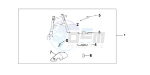 CBF1000S drawing MAIN STAND