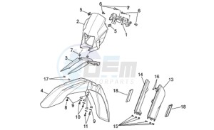 RXV-SXV 450-550 Enduro-Supermotard drawing Front body I