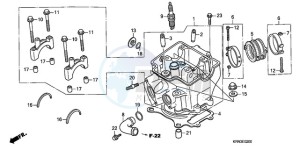 CRF250R9 Australia - (U) drawing CYLINDER HEAD