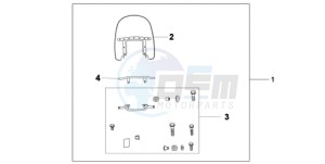 VT750CA9 Australia - (U / SPC) drawing CUSTOM WINDSHIELD