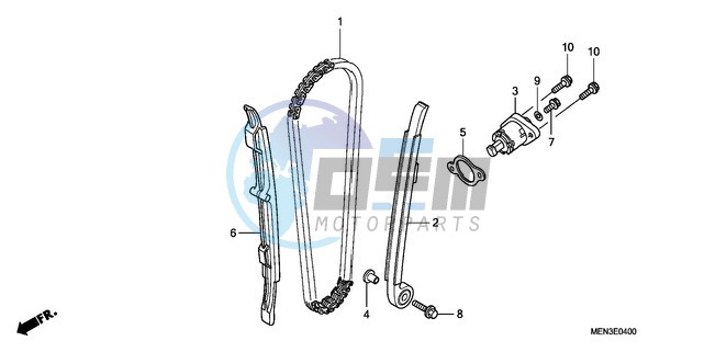 CAM CHAIN/TENSIONER