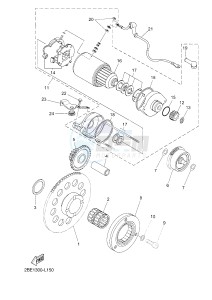 XT660ZA XT660Z ABS TENERE (2BE3 2BE3 2BE3) drawing STARTER