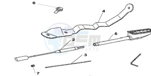 GL18009 Europe Direct - (ED / AB NAV) drawing CB ANTENNA (LONG)