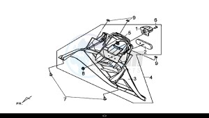 MAXSYM 600 I ABS EXECUTIVE (LX60A4-EU) (E4) (L7-M0) drawing RR. FENDER