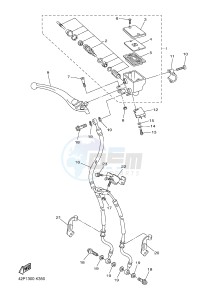 FZ8-S FZ8 FAZER 800 (42PN) drawing FRONT MASTER CYLINDER