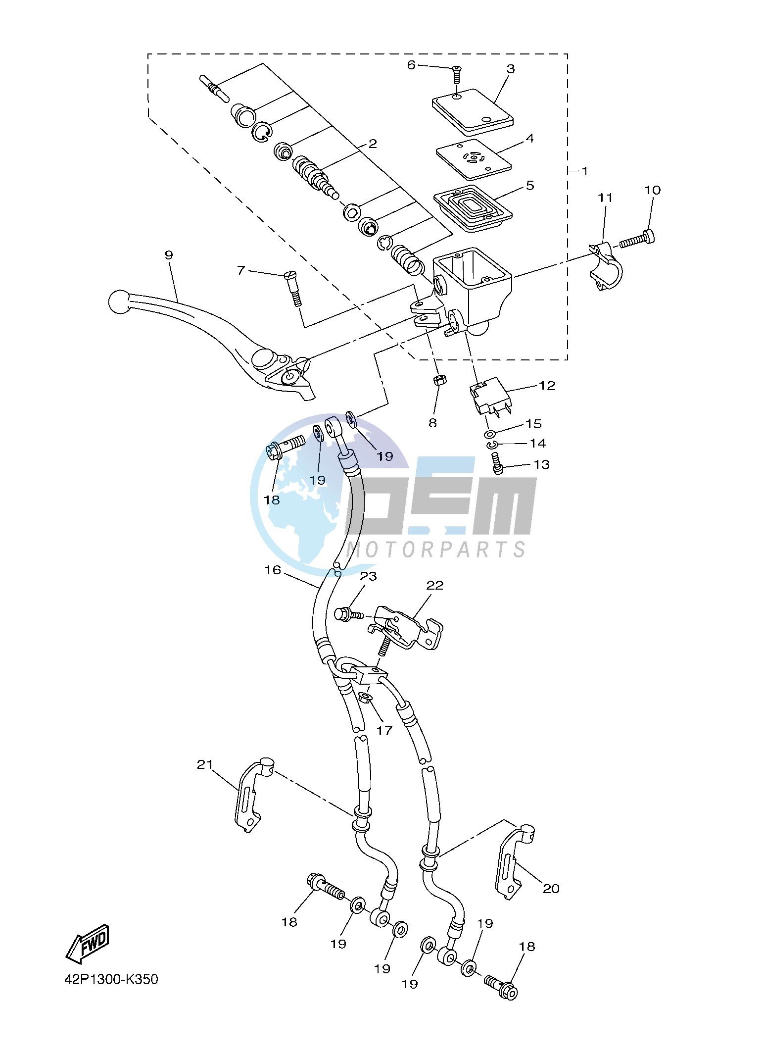 FRONT MASTER CYLINDER