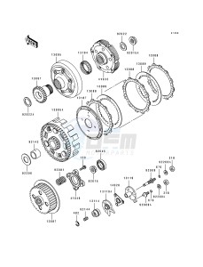 KLF 400 B [BAYOU 400 4X4] (B1-B3) [BAYOU 400 4X4] drawing CLUTCH