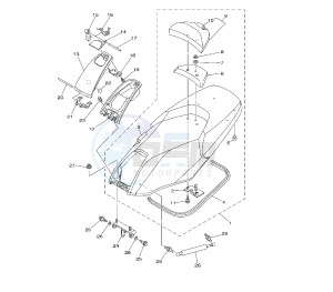 XP T-MAX BLACK MAX-NIGHT MAX 500 drawing SEAT