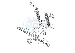 XV VIRAGO 750 drawing REAR ARM