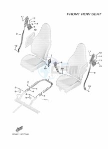 YXE850EN YXE85WPAK (B8K5) drawing SEAT 2