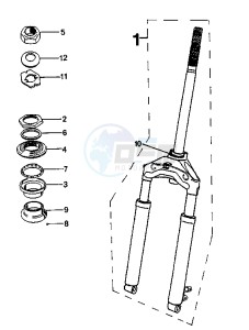 ZENITH L - 50 cc drawing FRONT FORK