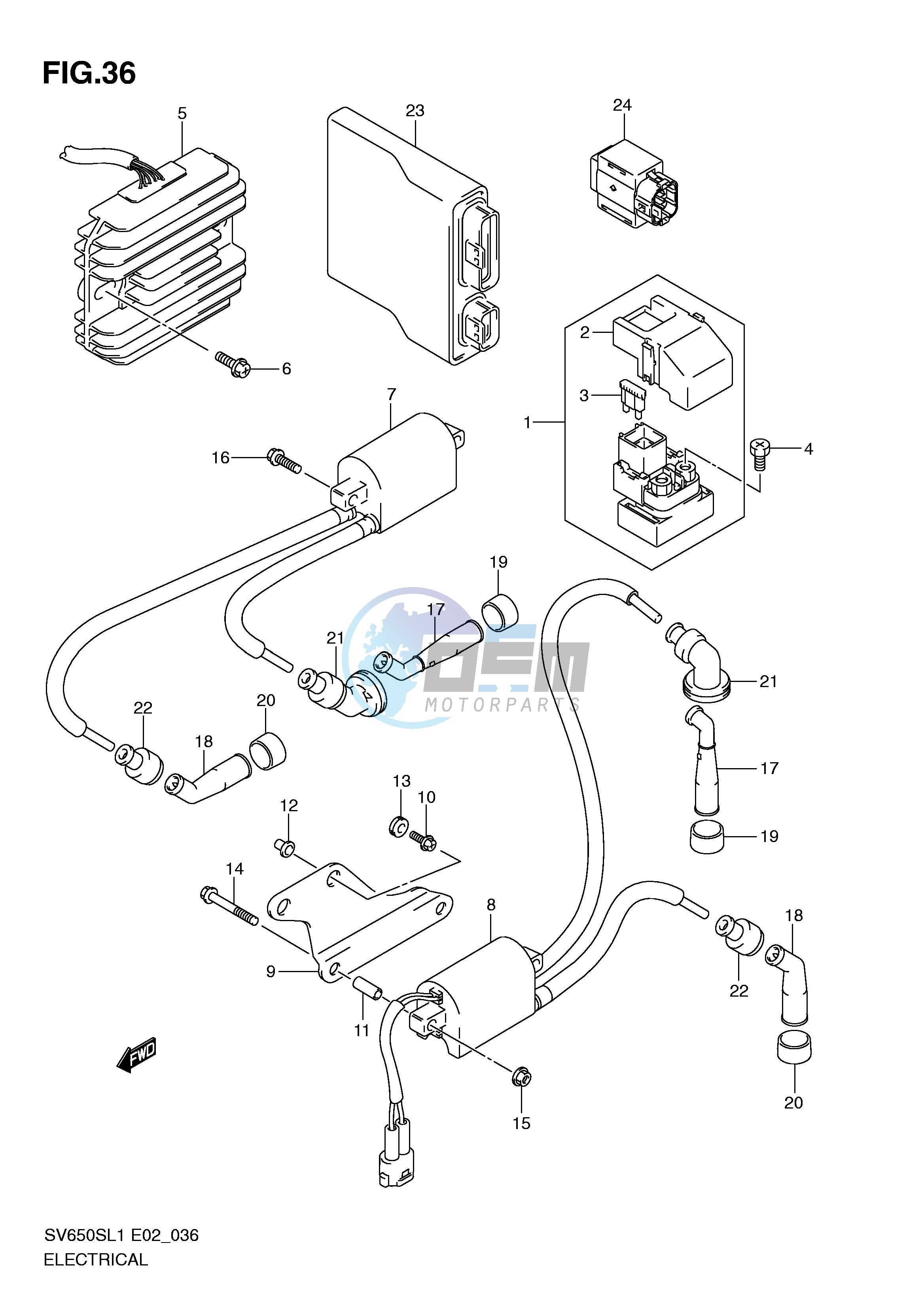 ELECTRICAL (SV650SAL1 E24)