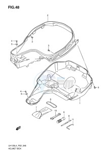 UH125 ABS BURGMAN EU drawing HELMET BOX